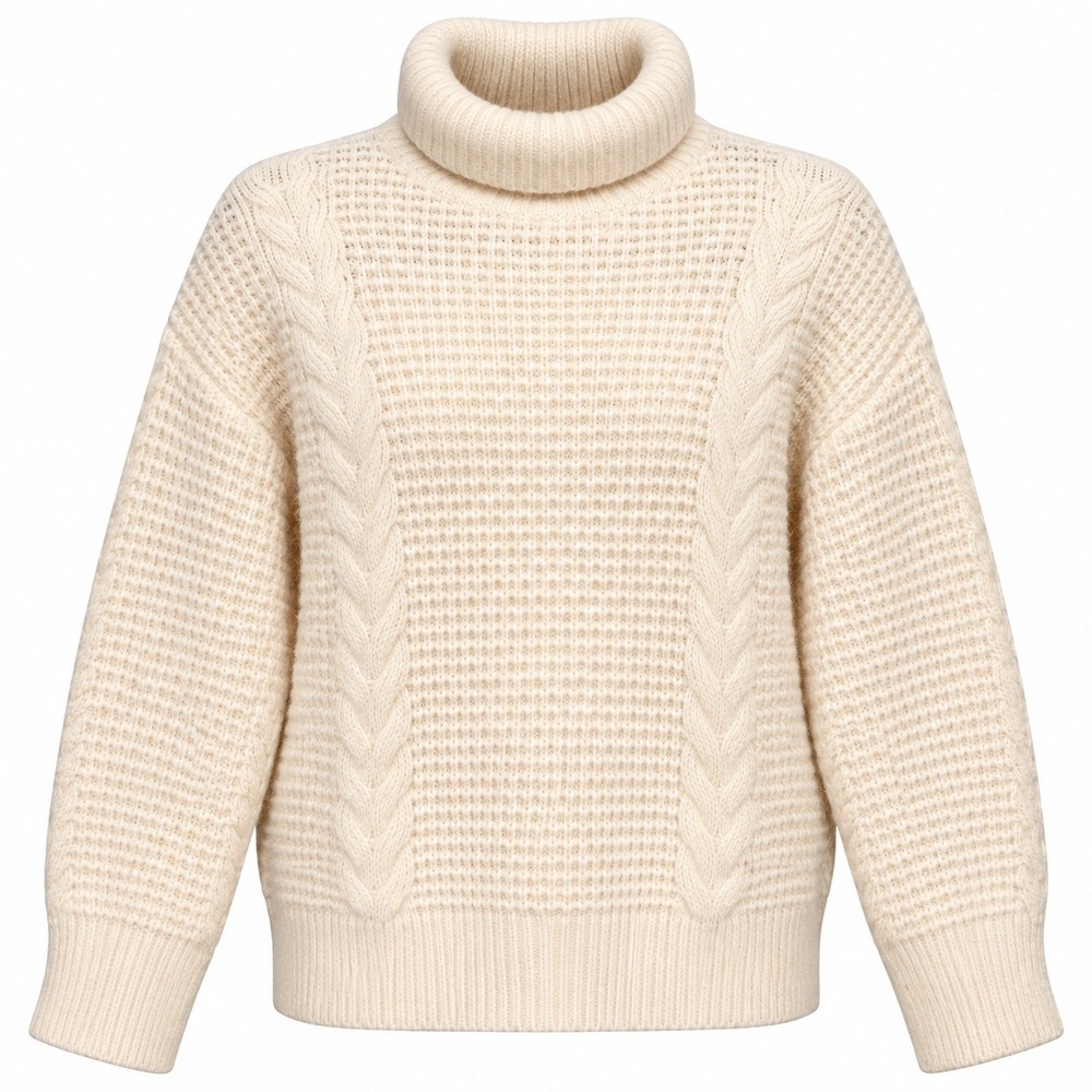 Elie Tahari Coquette Roll Neck Sweater Womens Small Soft Girl Quiet Luxury Cozy